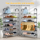 6 Tiers Shoe Rack Tower Shelf Durable Storage Organizer Entryway Closet 2pack