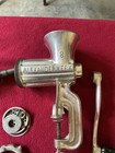 Antique German Kitchen Meat Grinder Iron Cast  Alexanderwerk   8