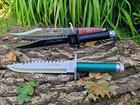 Hunting Knife Rambo Knife Set - Rambo 1 2 3 Complete Set Signature Edition 