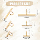 6pcs Pin To Pendant Converters  8 13 20mm Copper Necklace Adapter For Brooch Gol