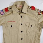 Bsa Boy Scouts Of America Official Men s Shirt Usa Vtg 80s    Small Uniform Top