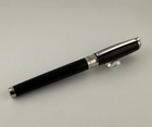 S t  Dupont D Line Black Palladium Fountain Pen 14k Gold Nib