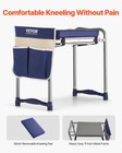 Vevor Garden Kneeler 11  Eva Pad 2 In 1 Folding Garden Kneeling Stool Heavy Duty