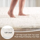 Soft Plush Shaggy Rug     Large Non-slip Area Carpet For Living Room   Bedroom
