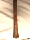 Antique Vintage Baseball Bat Hand Turn Rare 33  34 Oz  Unique Handle No Markings