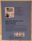 Usps Philatelic First Day Of Issue Souvenir Pages  Flag Over Supreme Court  More