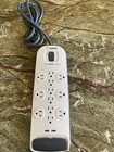 Belkin Bv112050-06 6  12 Outlets 3996 Joules Surge Protector With Usb Charging