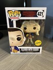 Funko Pop  Eleven With Eggos  421 Chase Stranger Things Mint W  Protector     