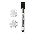 Magnetic Dry Erase White Board With Wooden Frame  Easy To Write   Clean  17 x23 