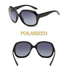 Polarized Uv400 Big Bold Black Designer Women Retro Vintage Fashion Sunglasses