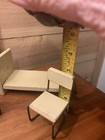 Kage Bedroom 1930s Bed   Two Chairs Miniatures Vintage Dollhouse Furniture