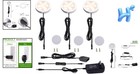 Led Puck Light Kit Under Cabinet Aluminum 3pk 12v 6w Warm White