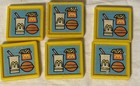 Vtg Playskool Familiar Places Mcdonald s 1974 3 People Workers   6 Food Trays