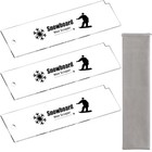 3 1 Pcs Snowboard Wax Scraper  Ski Snowboard Plastic Scraper With Storage Bag