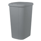 Hefty Kitchen Trash Can  13 3 Gallon Plastic Touch Top Garbage Bin  Gray