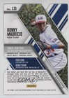 2017 Panini Elite Extra Edition Status Red Die-cut 11 35 Ronny Mauricio Auto S5q
