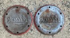 Lot Pair Of 2 Vintage Oem Used Steel Mack Truck Hubcap Hubcaps