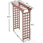Wooden Arbor Wood Trellis For Plant Climbing