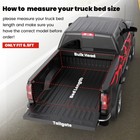 6 5ft 4-fold Soft Truck Tonneau Bed Cover For 2019-2026 Silverado Sierra 1500