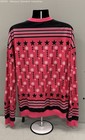 Wwe Men s Bret The Hitman Hart Pink Ugly Christmas Sweater Sweatshirt Sz 2xl