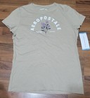 Nwt Aeropostale Womens Brown Graphic T-shirt  L  10-12 