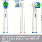 Oral B Toothbrush Heads Electric Braun Compatible Replacement Brush Head 4