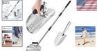 Ergonomic Metal Detector Scoop With Detachable Handle For Beach Treasure Hunting