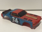Vtg   Rare Aurora Blue    Red Ho Slot Car Body  34