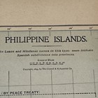 Large Antique 1908 Map Of The Philippine Islands 22   x13 5   