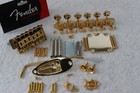 Fender Stratocaster Gold 2 1 16  Hardware Set W Tuners Strat Guitar New 005-9561