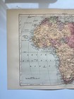 C1895 Map Of Africa Antique Vintage Britannica 9th