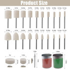 122pcs Polishing Buffing Wheel Kit For Dremel And 2pcs Polishing Compound 10pcs