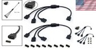 Effortless 1-to-3 Argb Splitter Cable - Ideal For Pc Rgb Fans   Led Strips