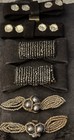 Antique vintage Beaded Collars   Shoe Clips 