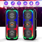 2000w Portable Fm Bluetooth Speaker 4   Subwoofer Heavy Bass Sound System Party