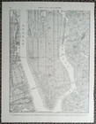 Vintage 1936 Lower Manhattan Atlas Map Ny  New York City  Pre World War Wwii Era