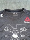 Ufc Reebok 25th Anniversary Jersey Size Small Black silver