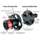 Tractor Pto Shaft Connection Pto Link  Hd System Implement  female  Plate