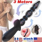 Male Prostate Massager Dildo Anal Butt Plug Anus Vibrator Sex Toys For Men Women