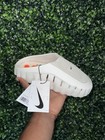 Nike Calm Mule Men   s White Slip-on Sandals Logo Rubber Us 7 New W  Box
