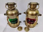 Set Of Antique Anchor Oil Lamp  Vintage Marine Lantern  Nautical Ship Oil Lamp