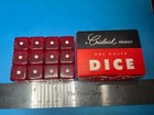 12 Beautiful 3 4 High Quality Red Vintage Bakelite New Old Stock Dice Bbb-1