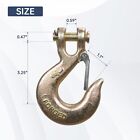  2  G70 3 8  Clevis Slip Hooks W latch Tow Chain Flatbed Truck Trailer Tie Down