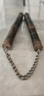 Foam Nunchucks Nunchaku Dragon Pattern For Martial Art Karate Training - Black