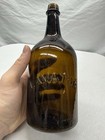 1870 s Lavator Amber Mineral Water Bottle