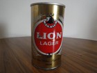Vintage Steel Lion Lager africa Beer Can Foreign international Can
