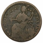 1787 Connecticut Copper  Draped Bust Left  Scarce Miller 37 10-rr  R5 