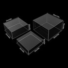 3 Sets Display Nesting Riser Stands 8 9 10 Inch Display Stands Hollow Bottoms