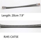 10pcs Cat5e Ethernet Cable Lan Network Rj45 Flat Patch Internet Cord Pc Laptop