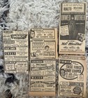 13-piece Newspaper Movie Ads And Photos